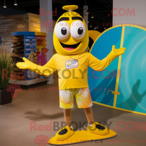 Yellow Acrobat mascot...