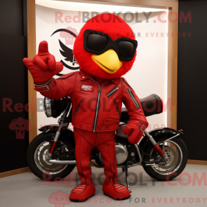 Red Canary maskot kostume...