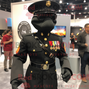 Black Marine Recon mascot...