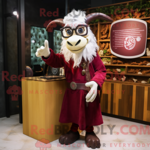 Maroon Goat máscara...