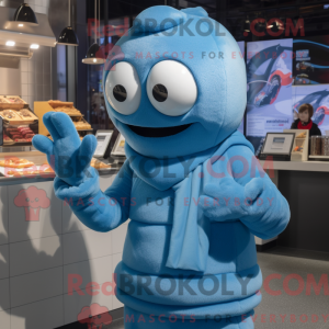 Blue Meatballs mascot...