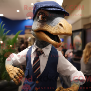 Navy Deinonychus maskot...