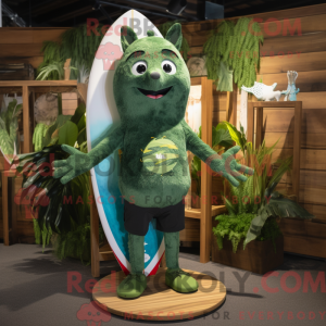 Forest Green Surfboard...