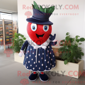 Navy Strawberry maskot...