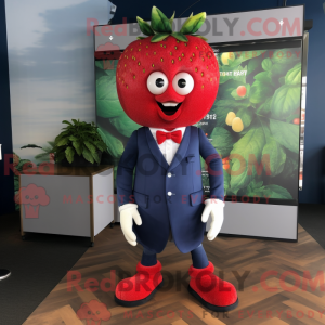 Navy Strawberry maskot...