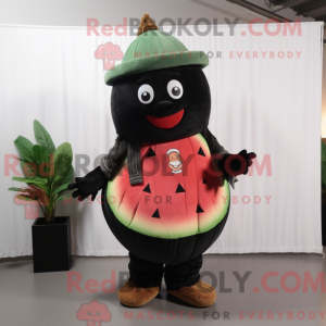 Black Watermelon mascot...