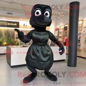 Maskottchenkostüm Schwarze...