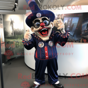 Navy Evil Clown Maskottchen...