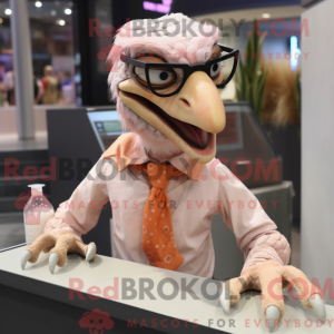 Peach Utahraptor mascotte...