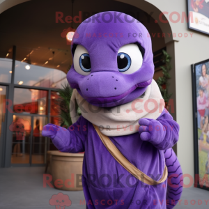 Maskottchenkostüm Purple...