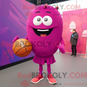 Magenta Basketball Ball...