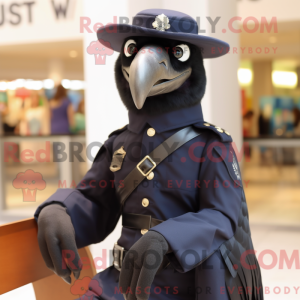 Navy Crow-mascottekostuum...
