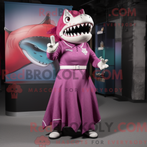 Magenta Megalodon máscara...