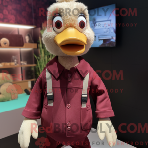 Maroon Gosling Maskottchen...