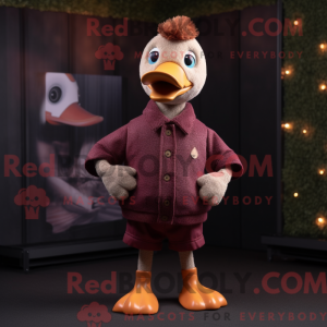Maroon Gosling mascot...
