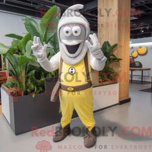 Grå Baa maskot kostume...