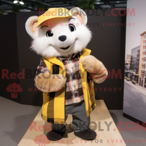 Yellow Ferret mascot...