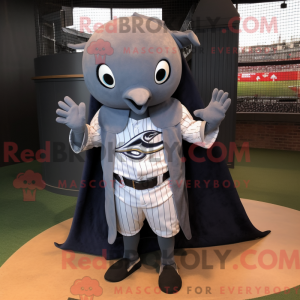 Grey Manta Ray maskot...