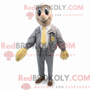 Gray Baa mascot costume...