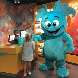 Turquoise Goulash mascot...