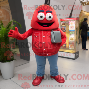 Rød Shakshuka maskot...