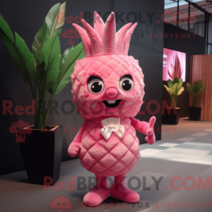 Pink Pineapple mascot...
