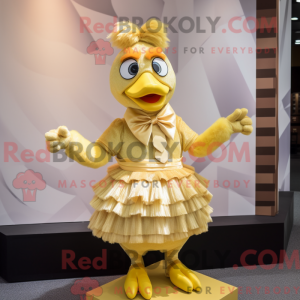 Maskottchenkostüm Gold...