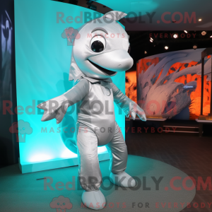 Silver Dolphin mascot...