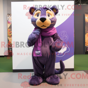 Postava maskota Purple...
