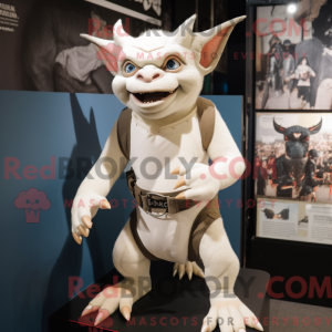 White Gargoyle mascot...