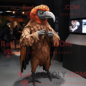 Rust Vulture mascot costume...