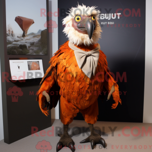 Rust Vulture mascot costume...