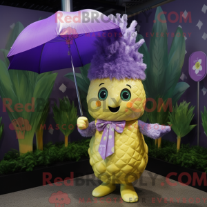 Lavender Pineapple mascot...