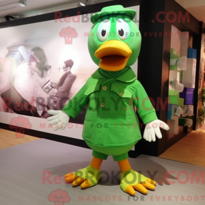 Green Goose maskot kostume...