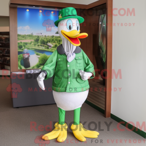 Green Goose maskot kostume...