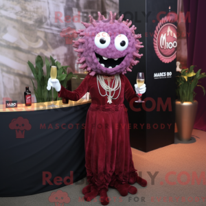 Maroon Medusa mascot...