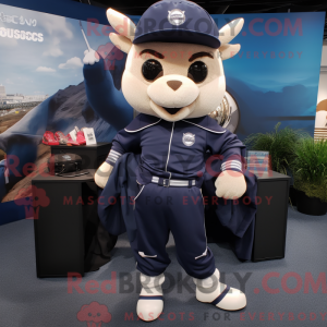 Maskottchenkostüm Navy...