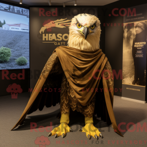 Gold Haast S Eagle mascot...