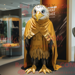 Gold Haast S Eagle mascot...