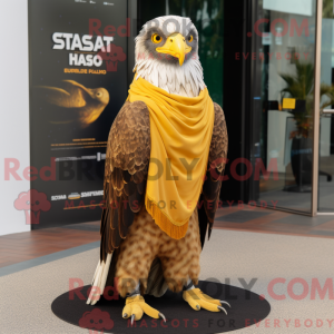 Gold Haast S Eagle maskot...