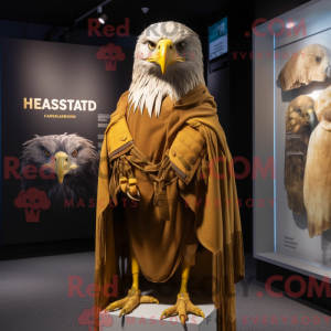 Gold Haast S Eagle mascot...