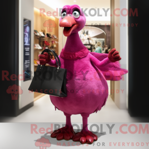 Máscara Magenta Dodo Bird...