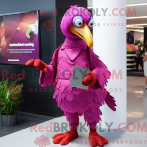 Máscara Magenta Dodo Bird...