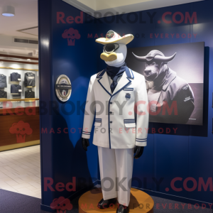 Navy Steak mascot costume...