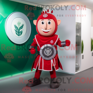Red Celtic Shield mascot...