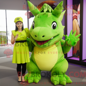 Lime Green Triceratops...