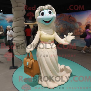 Cream Mermaid mascot...