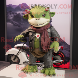 Olive Axolotls mascot...
