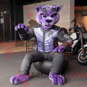 Lavender Panther mascot...