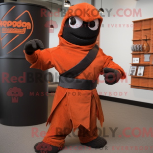Rust Ninja-maskotdraktfigur...